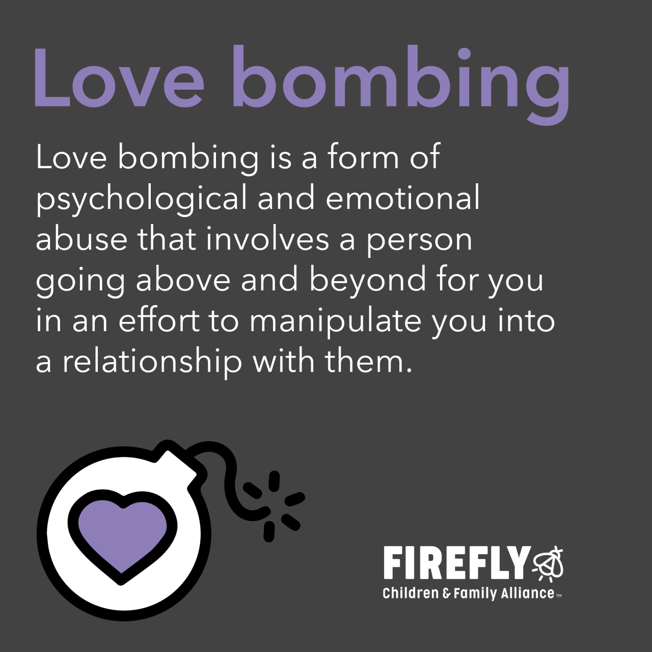 Domestic Violence Awareness Month: Gaslighting & Love Bombing - Firefly ...